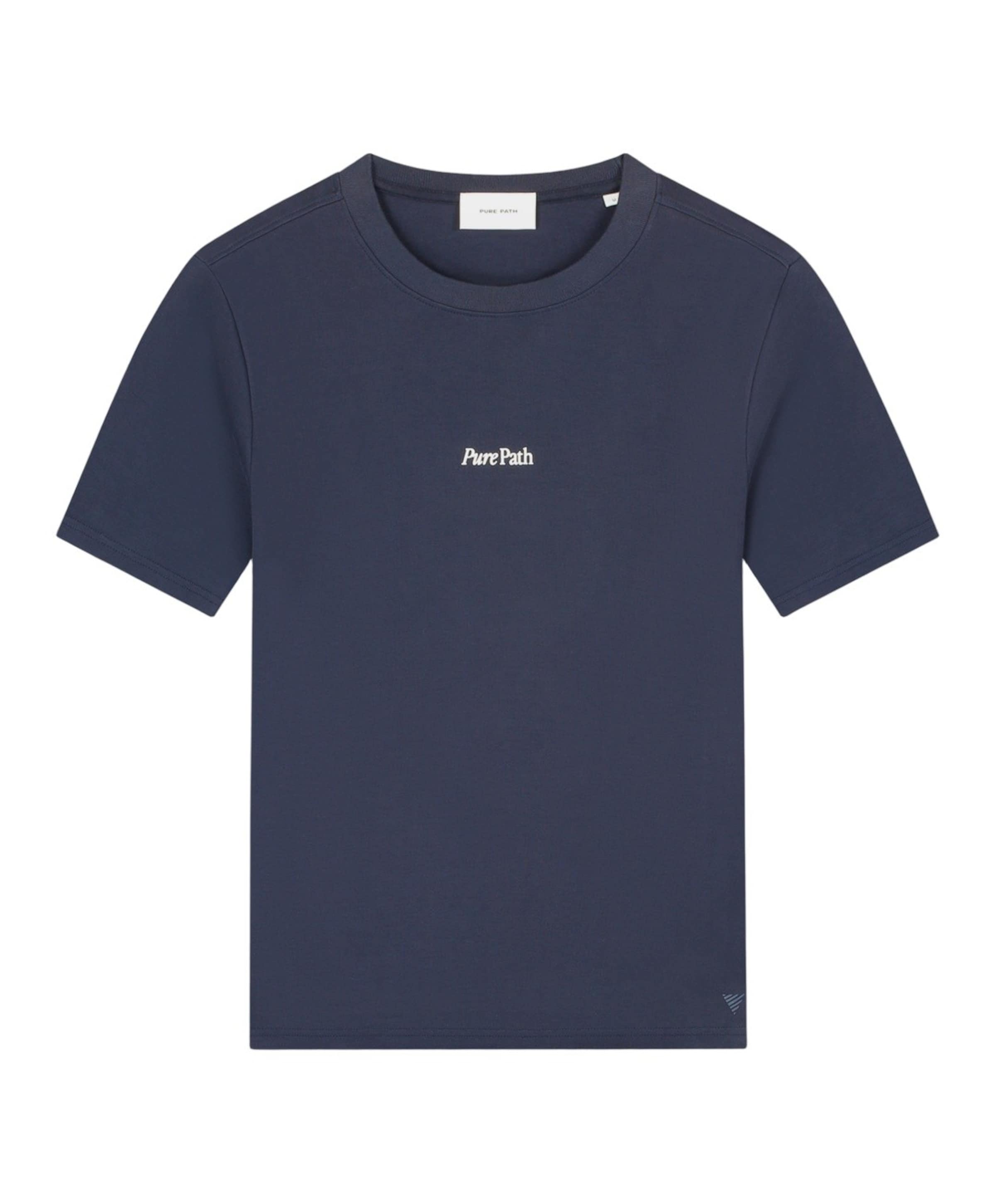 Heren T-shirt blauw