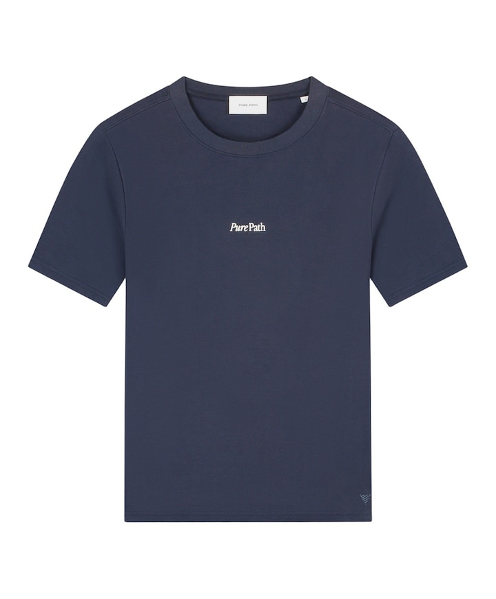 Heren T-shirt blauw