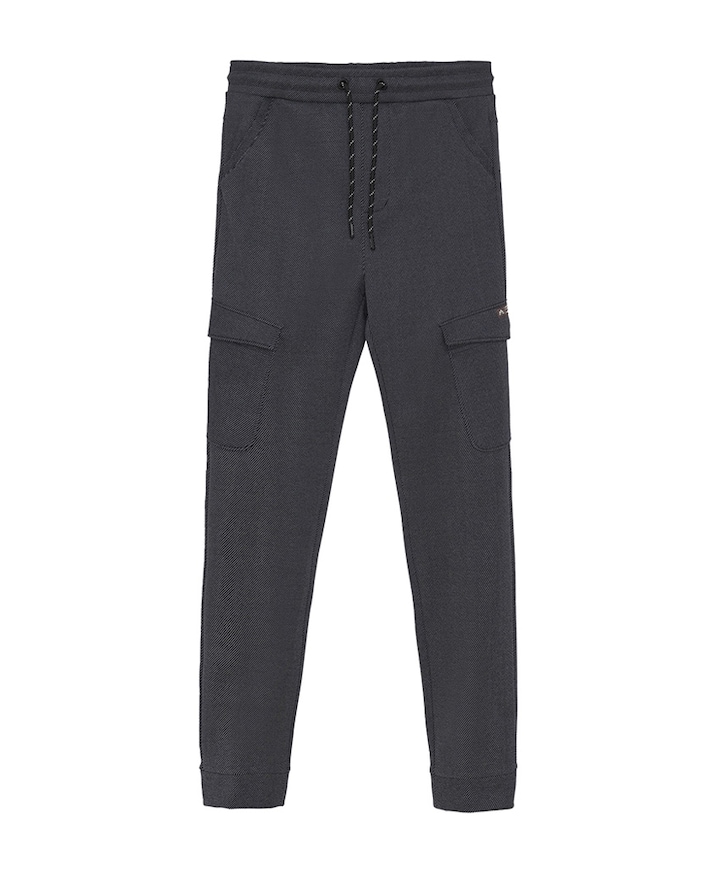 Cargo Twill Jog broek blauw
