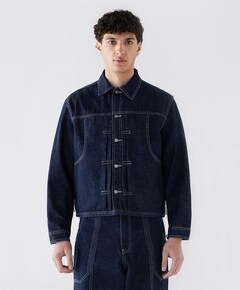 Heren jas blauw