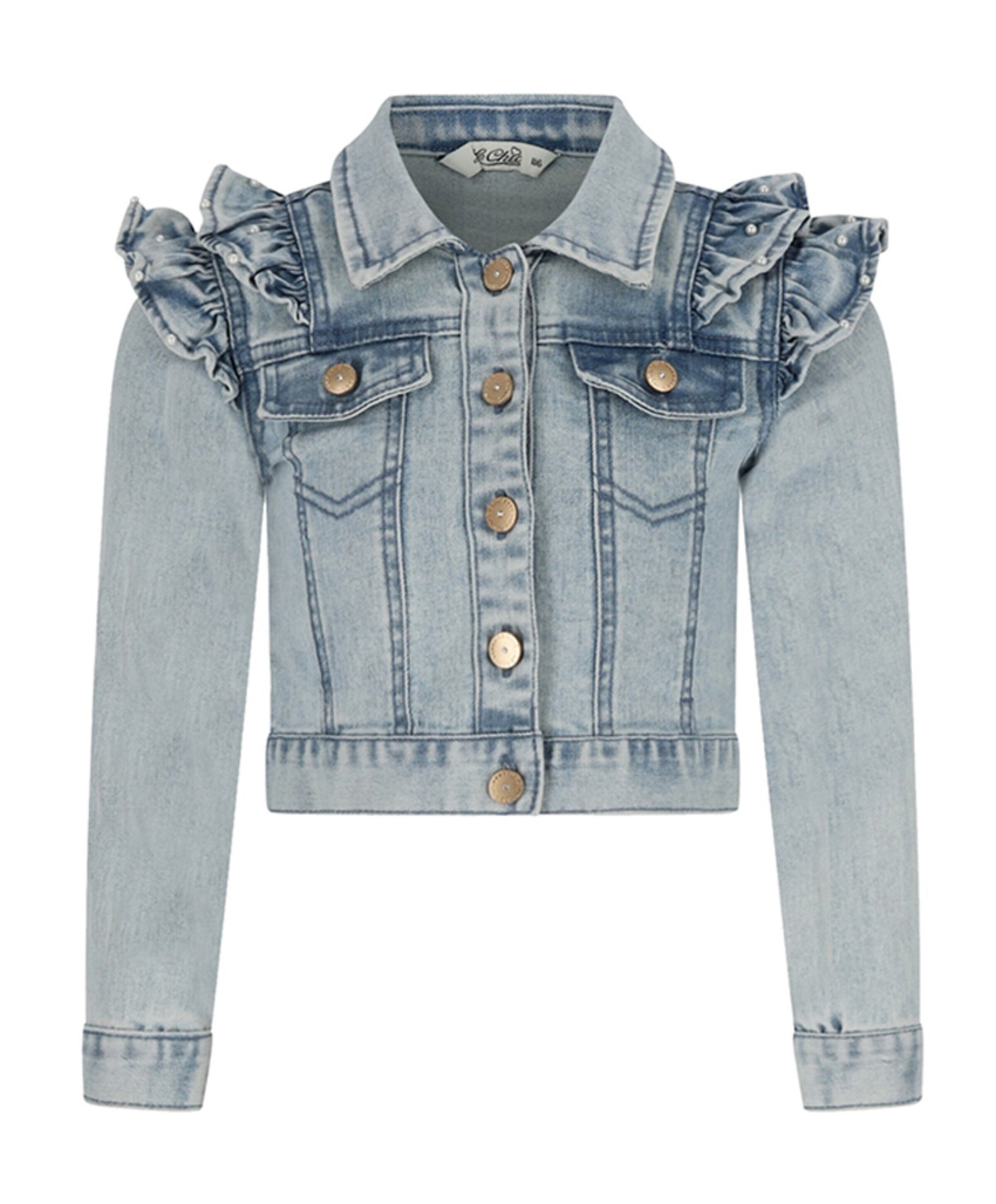 Meisjes spijkerjas blauw