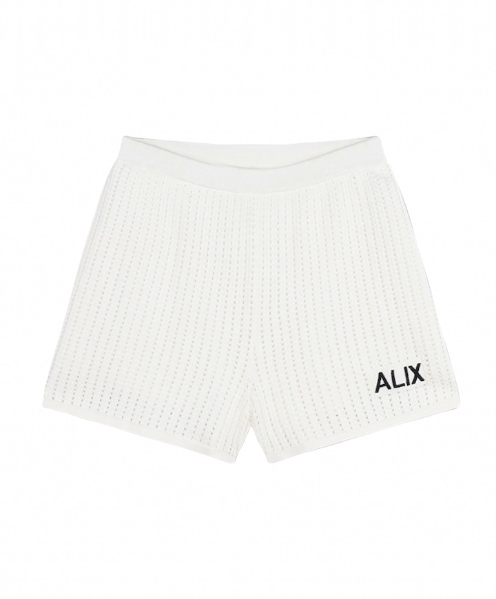 AJOUR SHORTS dames korte broek ecru