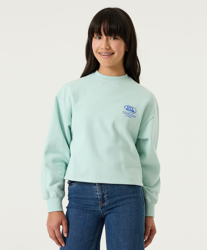 Meisjes sweater groen