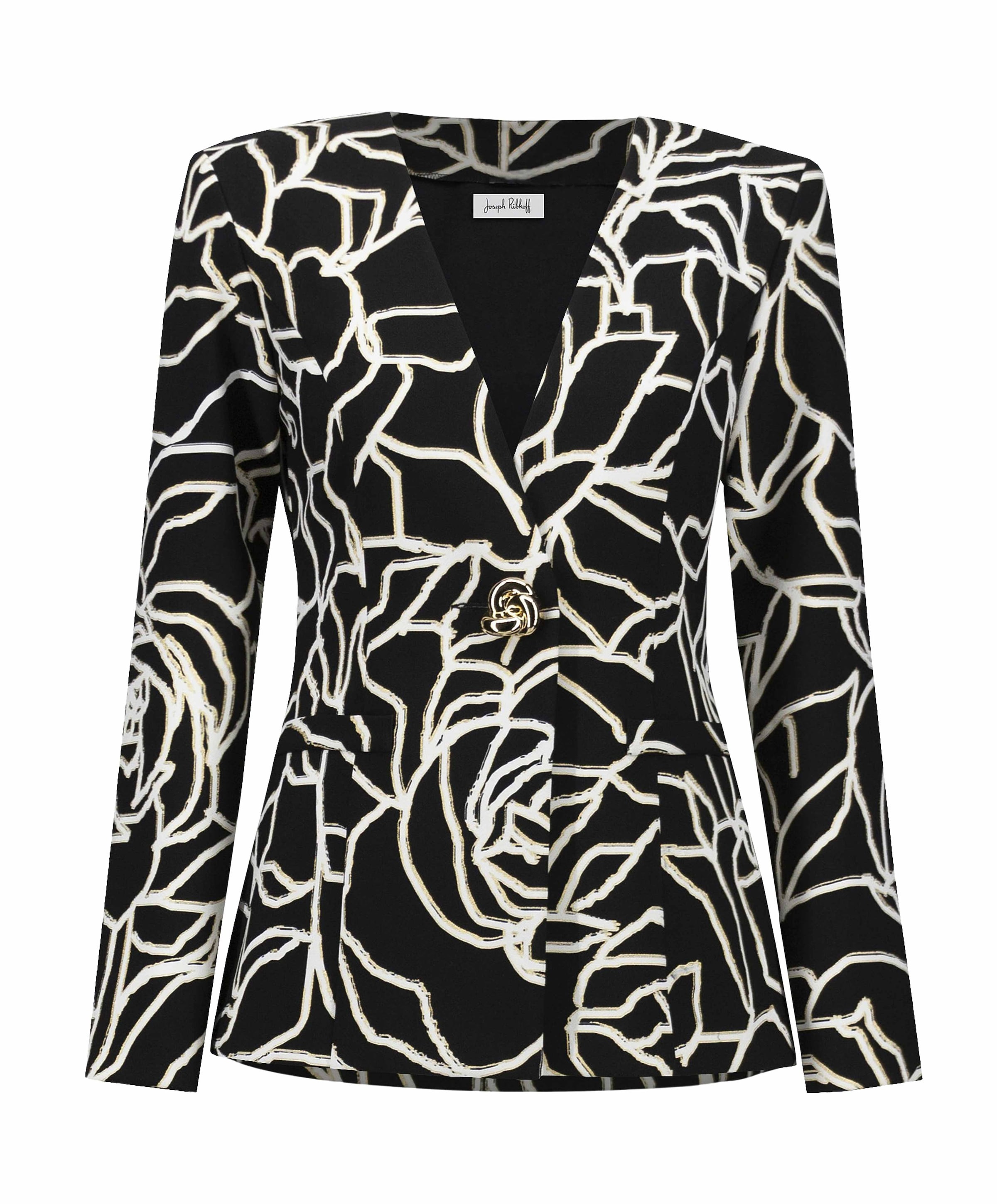 Dames blazer zwart