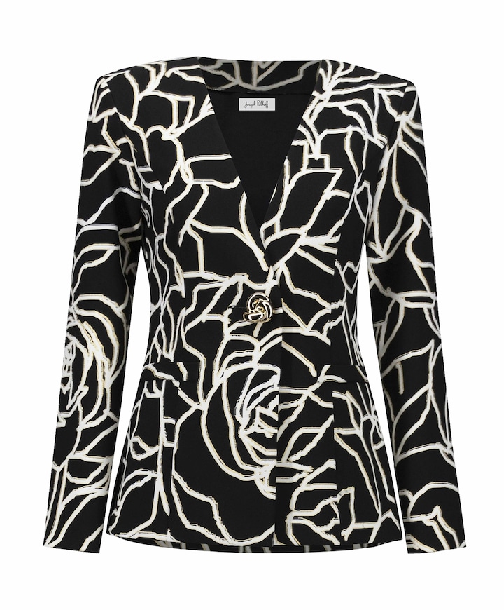Dames blazer zwart