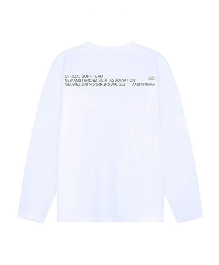 Heren longsleeve wit