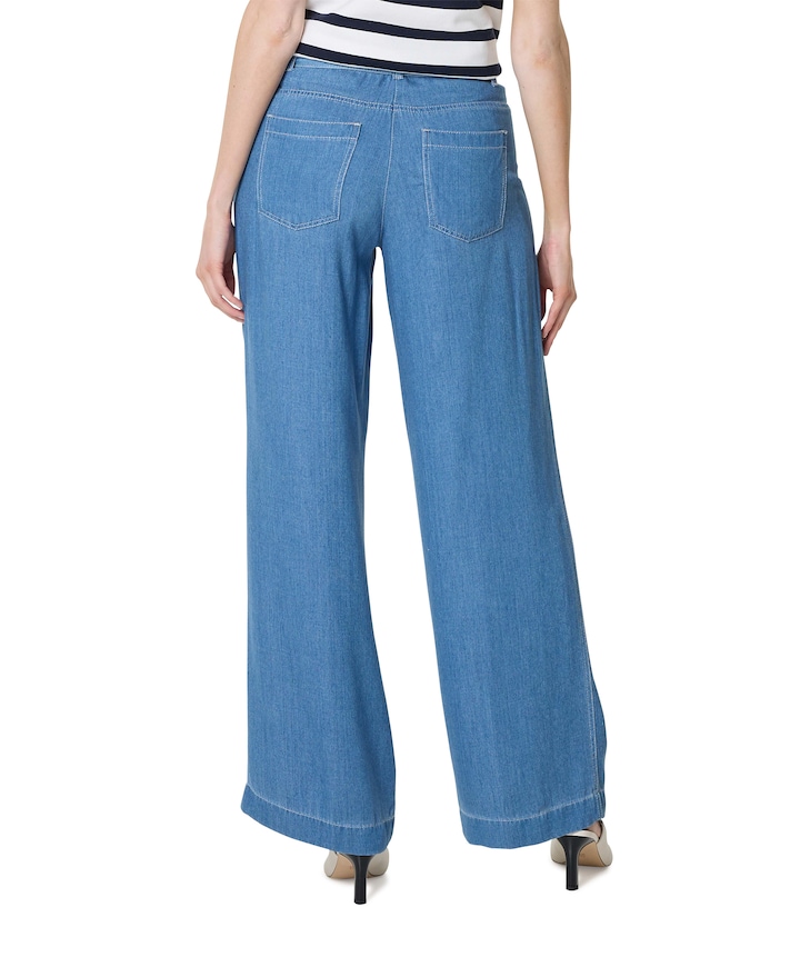 Liv Tailored dames jeans blauw