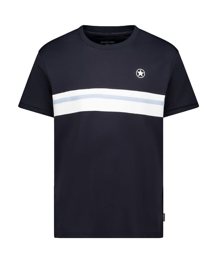 Heren T-shirt blauw