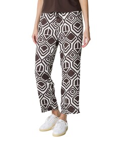 Pia Wide Chic 7/8 dames broek bruin