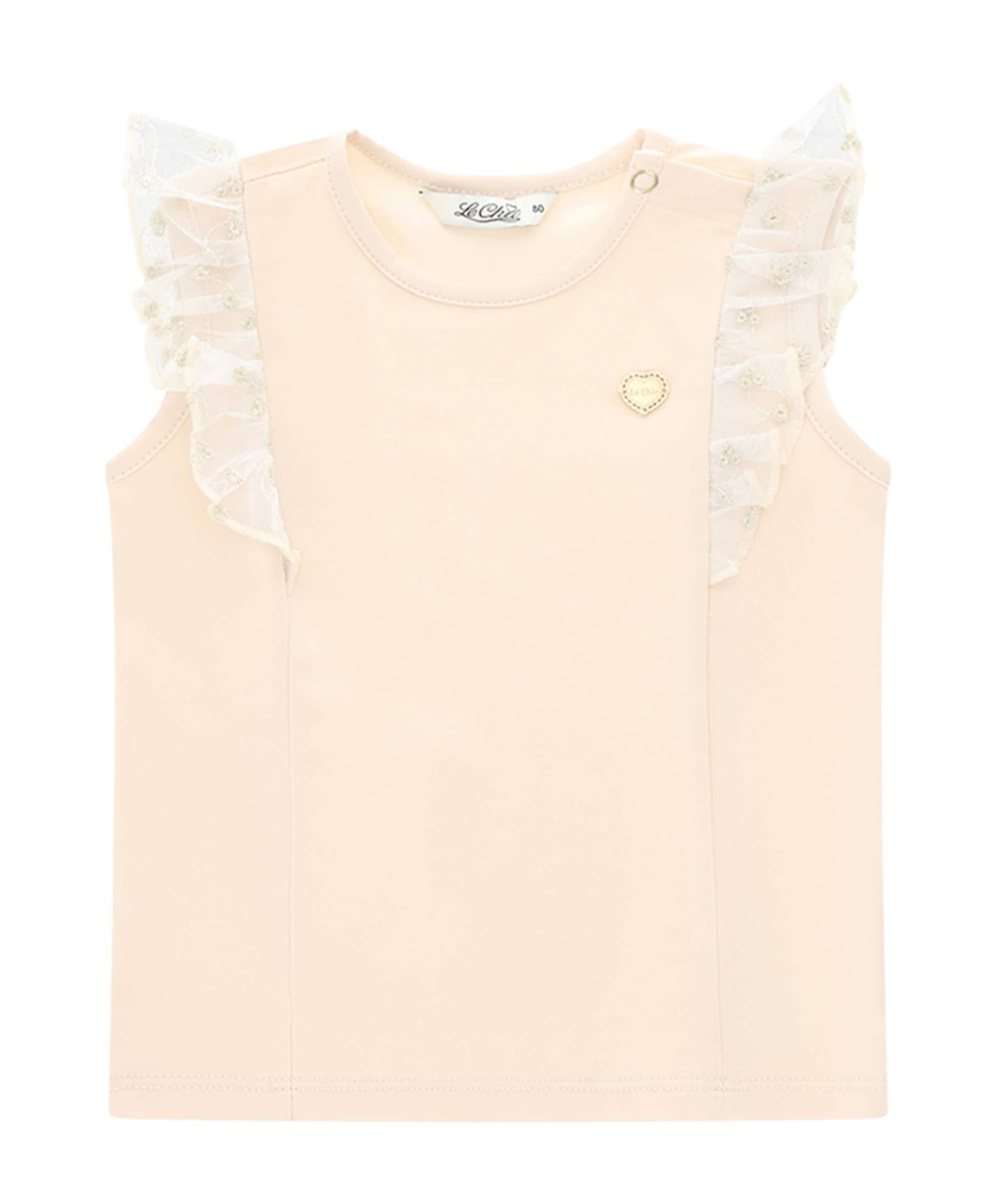 Meisjes t-shirt ecru