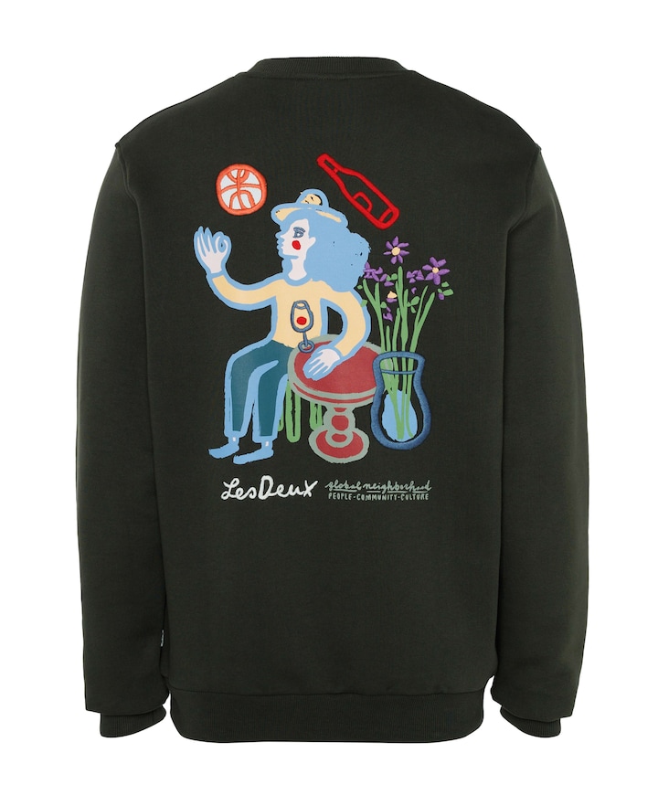 Heren sweater groen