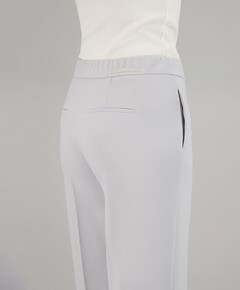 Wide leg Feminine broek grijs