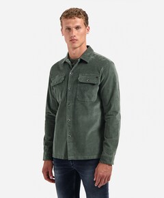 Heren overshirt groen