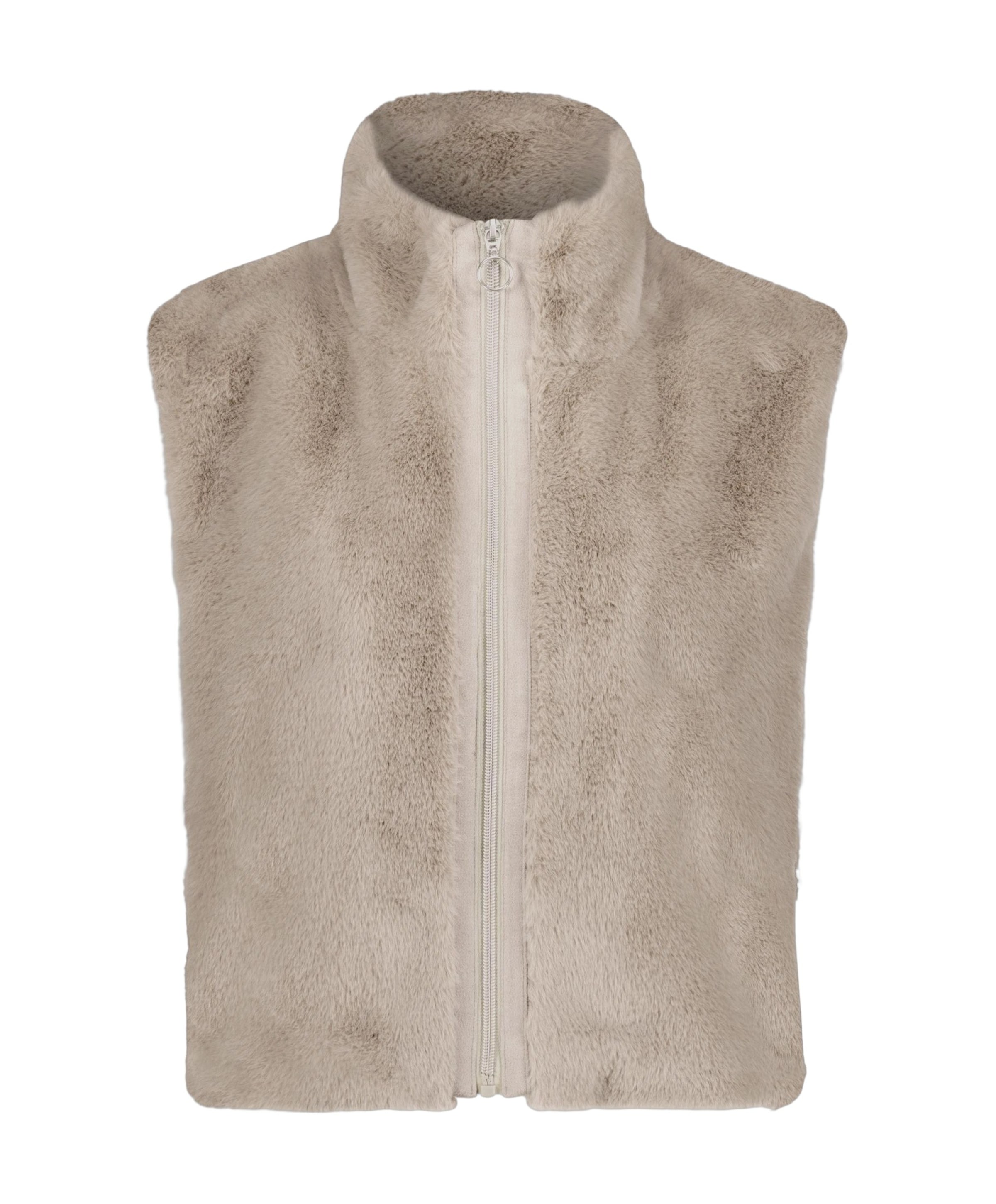 Dames gilet beige
