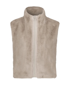 Dames gilet beige