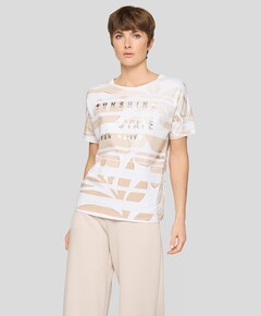 Dames T-shirt beige