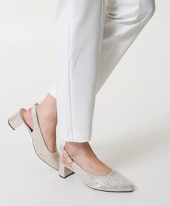 dames slingbacks goud