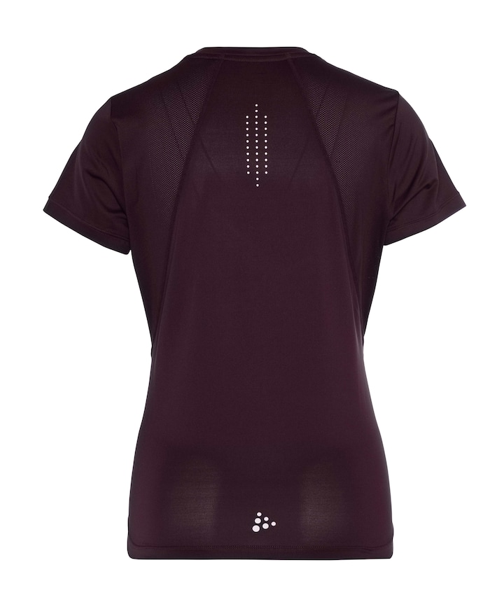 Dames t-shirt bordeaux