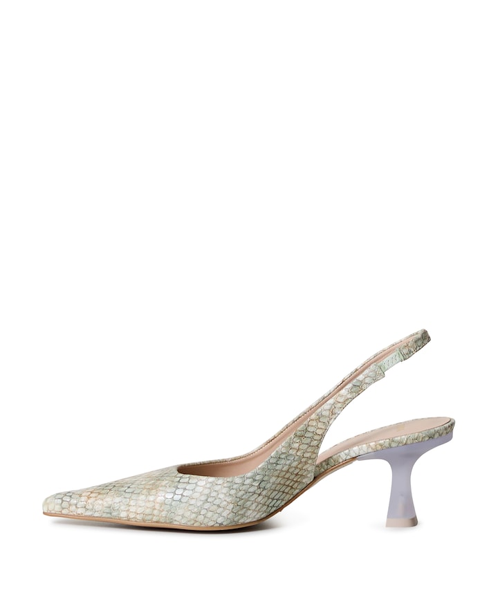 dames slingbacks groen