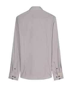 Heren overhemd lange mouw beige