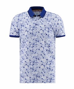Heren polo blauw
