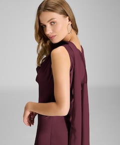 Dames sjaal bordeaux