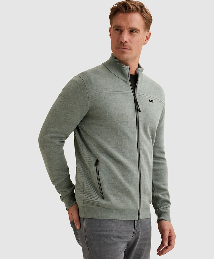 Heren vest groen