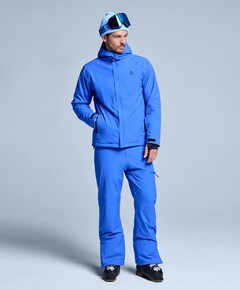 Heren ski-jas blauw
