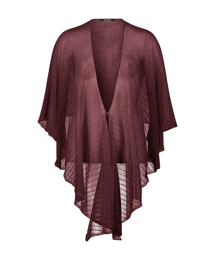 Dames sjaal bordeaux
