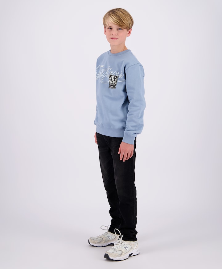 Jongens sweater blauw