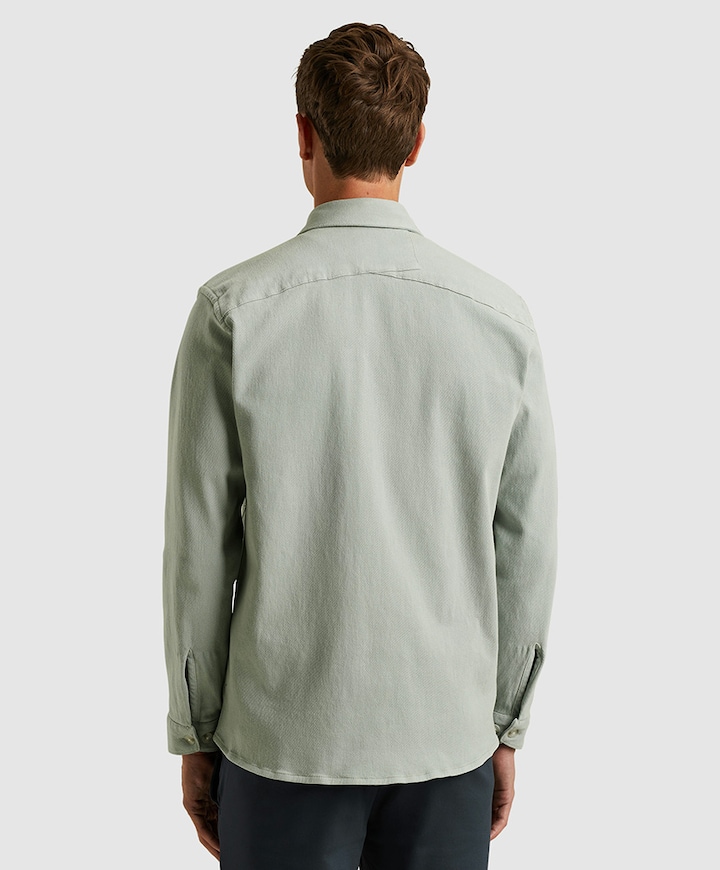 Overhemd lange mouw groen