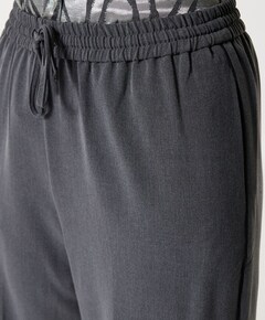 Flair + piping broek grijs