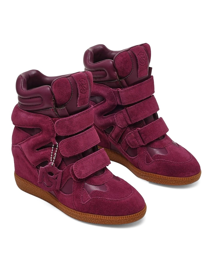 Mavis dames enkellaarzen bordeaux