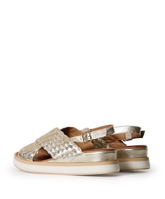 Wies dames sandalen goud