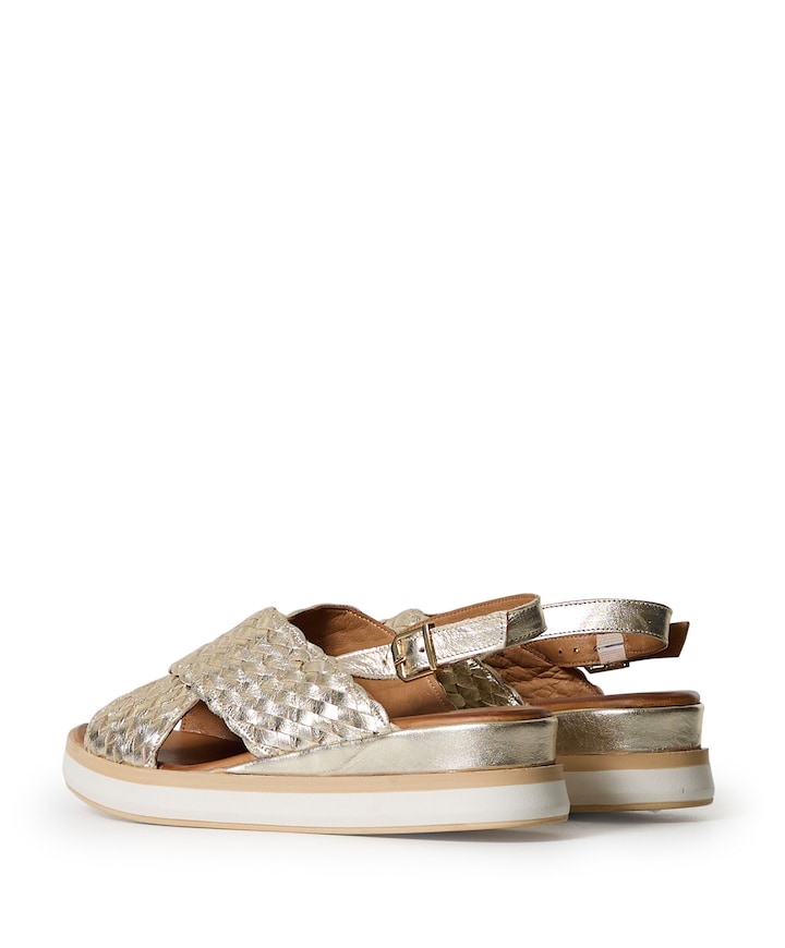 Wies dames sandalen goud