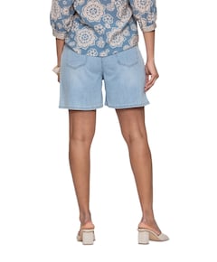 Belt dames korte broek blauw