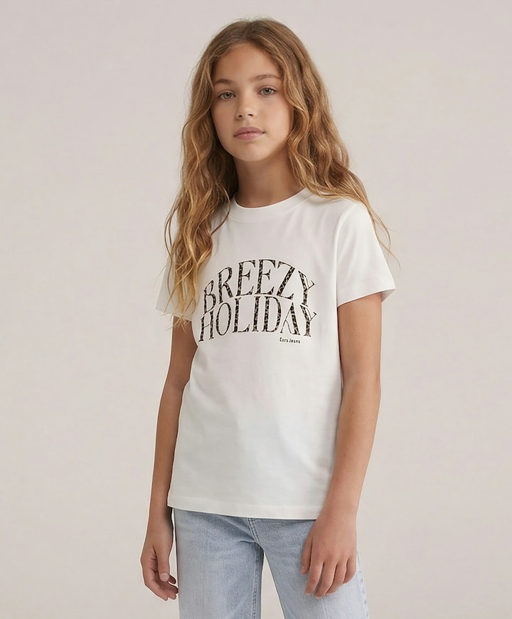 Meisjes T-shirt wit