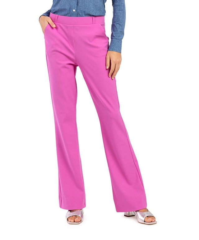 Flair bonded trousers broek roze