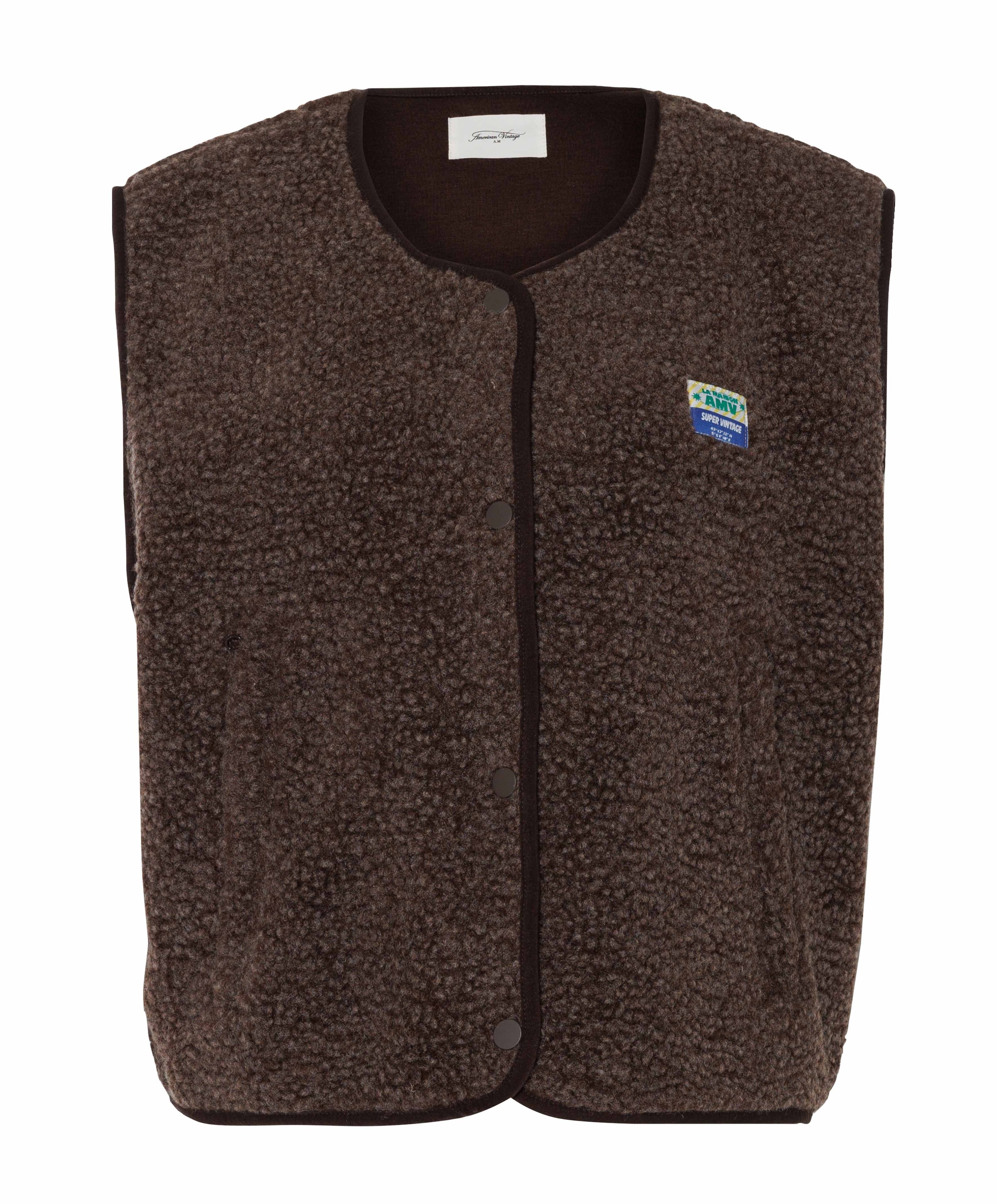 Dames gilet bruin