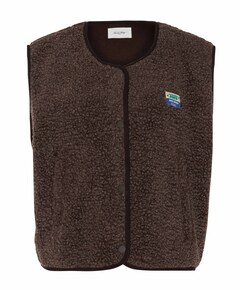 Dames gilet bruin
