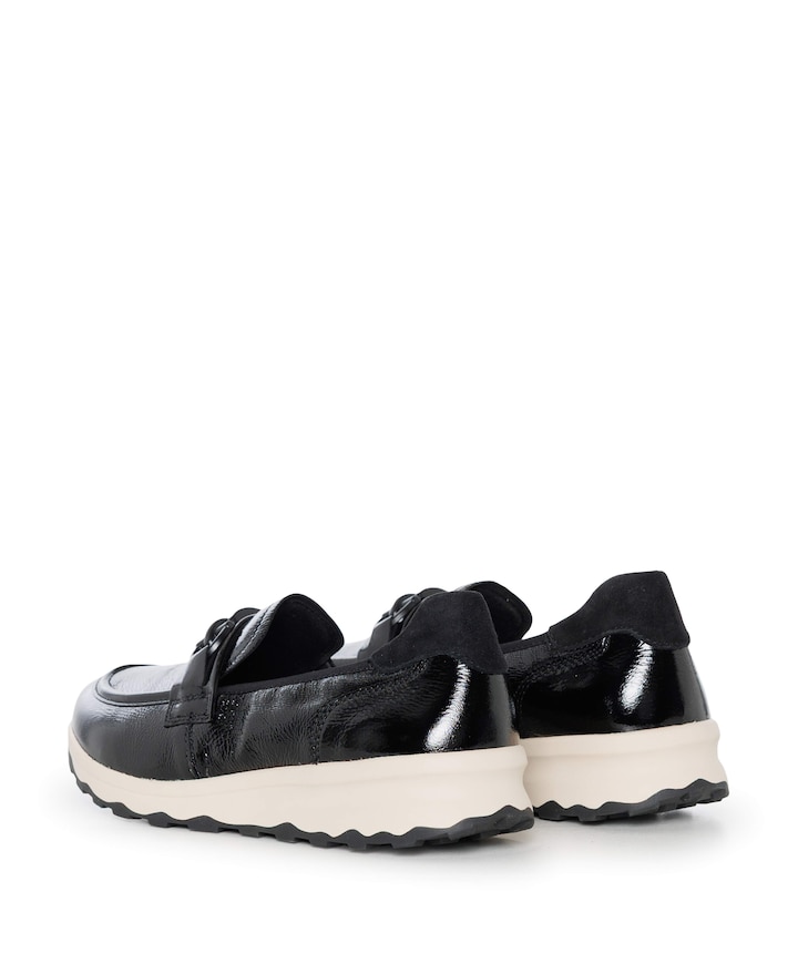 Slip-on dames instappers zwart