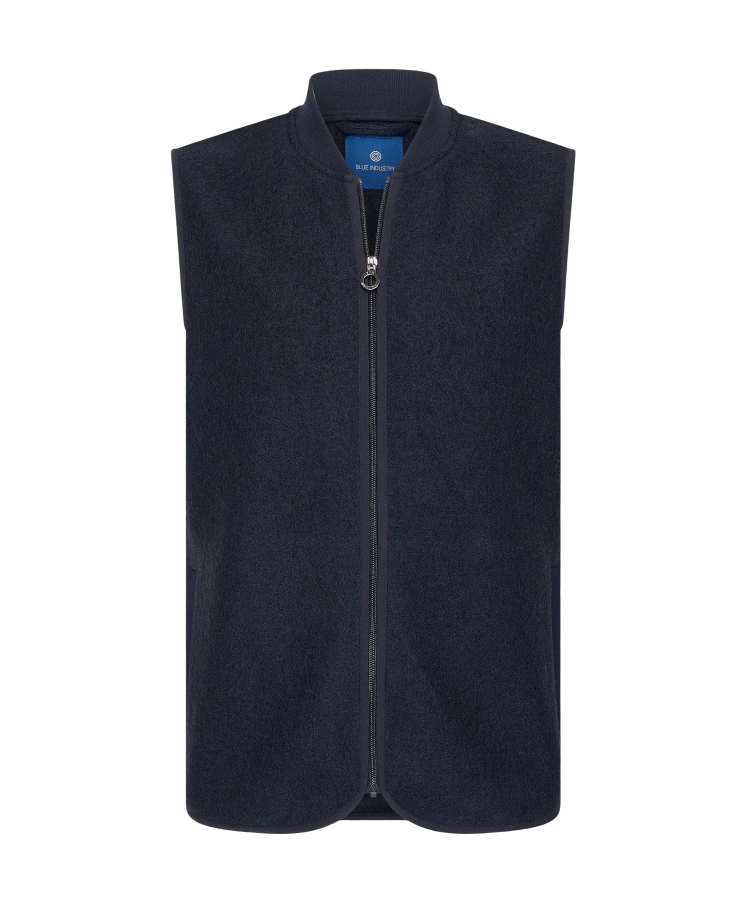 Heren gilet blauw