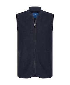 Heren gilet blauw