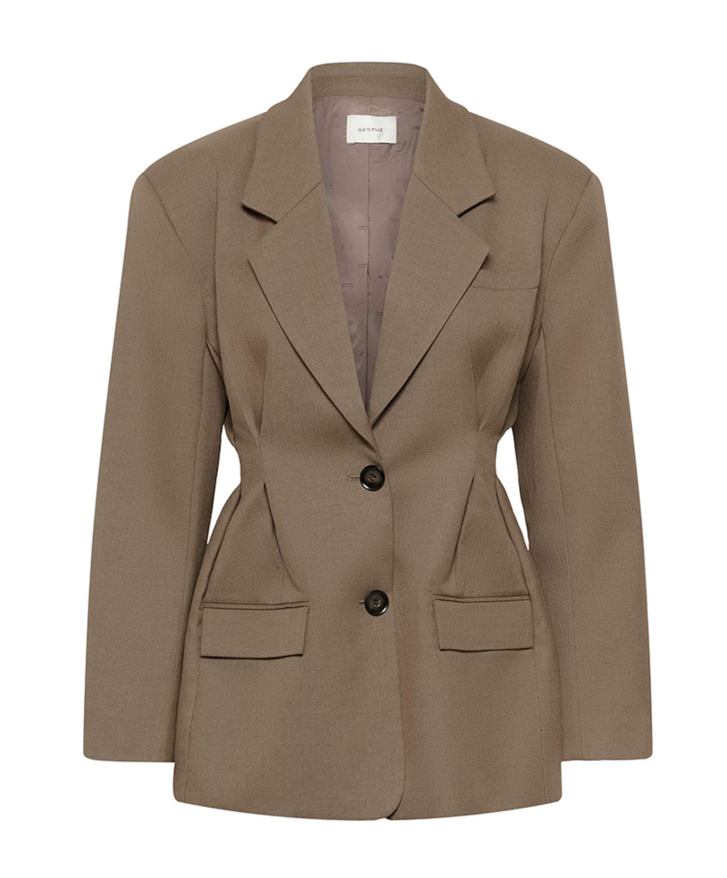 Dames blazer bruin
