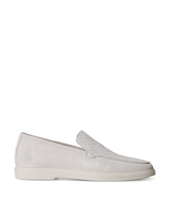 Simon blocks heren moccasins ecru