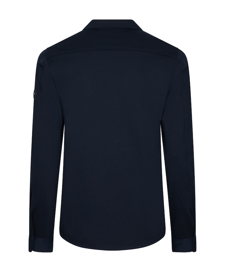 Heren overshirt blauw