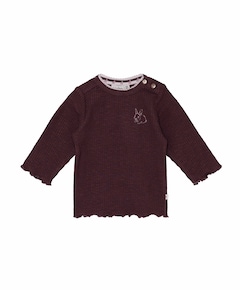 Meisjes longsleeve bordeaux
