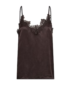 Dames top bruin