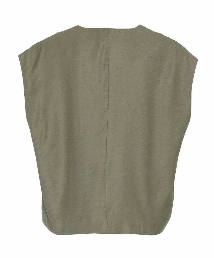 Dames gilet groen