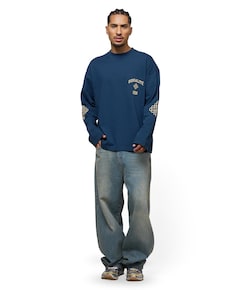 Julian baggy jeans uniseks jeans blauw